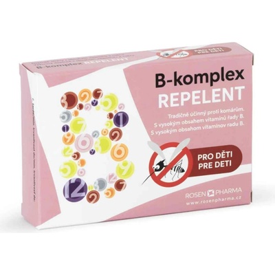 RosenPharma B komplex Repelent pre deti dražé 25 tabliet
