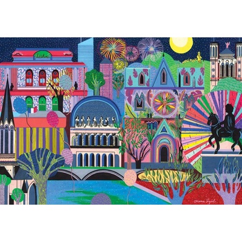Pieces & Peace - Puzzle Lights of Lyon - 1 000 piese