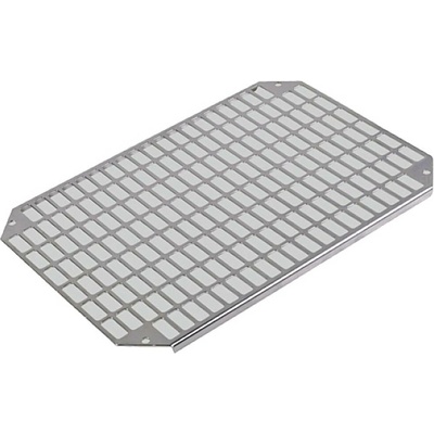 Fibox Mounting plate perforated (550x350x2mm-26x11mm) Galvanized steel Mounting plate s otvory ocel pozinkovaná (d x š)