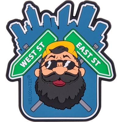 Helikon-Tex Nášivka Beardman URBAN velcro plastová
