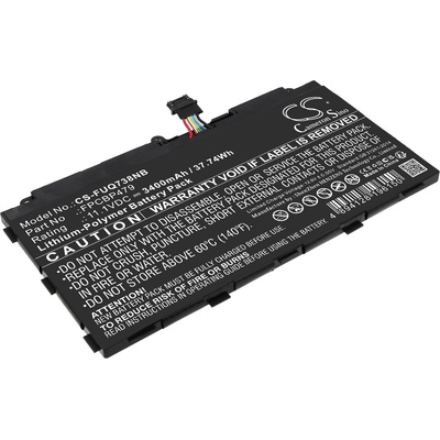 Cameron Sino Батерия за Fujitsu Stylistic Q616, Stylistic Q738 и други, 3400 mAh, Li-Ion (CS-FUQ738NB)