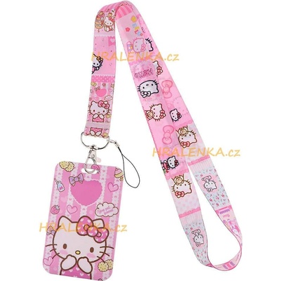 Šňůrka na krk 23063 s cedulkou Hello Kitty