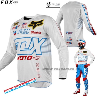 Fox Racing 360 RWT LE bielo-modro-červený