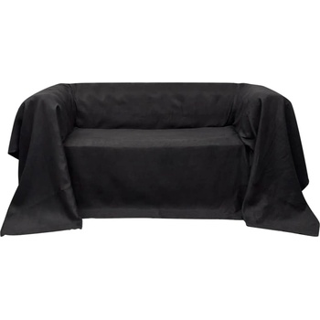 vidaXL 130896 Micro-suede Couch Slipcover Anthracite 210 x 280 cm (130896)