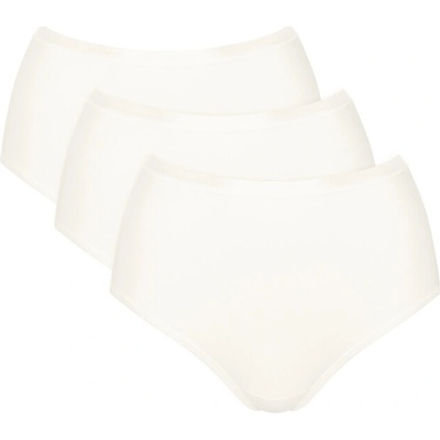 3pack SLOGGI GO Daily Cotton Highwaist nohavičky krémové