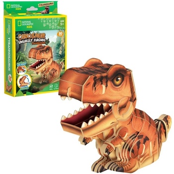 CubicFun 3D пъзел Cubic Fun от 47 части - Тиранозавър Рекс (DS1169h)