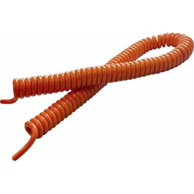 BKL Electronic 1506100 špirálový kábel H05BQ-F 400 mm / 1600 mm 4 G 0.75 mm² + 4 G 0.75 mm² oranžová