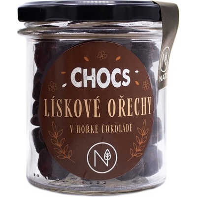 Natu Chocs lieskové orechy v 60% horkej čokoláde 180 g