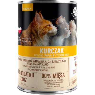 Pet Republic PetRepublic парчета в сос с пилешко месо (стерилизирани) 400 г за котки