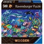 Ravensburger Ravensburger дървен пъзел Дълбоко в морето, 505 части (17515)