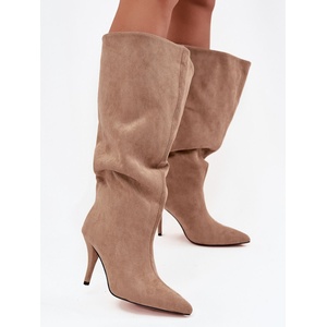 Step in style Дамски боти с ток модел 219854 Step in style