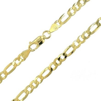 InfinitySilver Stříbrný pozlacený řetízek 1002120G60