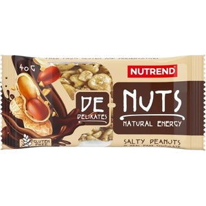 Nutrend DeNuts Bar [40 грама] Черен шоколад със солени фъстъци