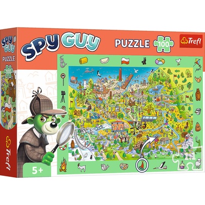 Trefl - Puzzle Spy Guy Poland - 100 piese