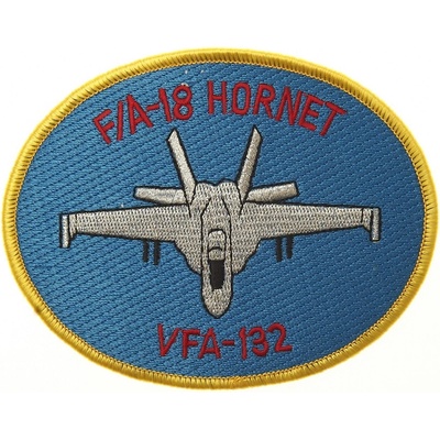 Nášivka textilní 101 Inc F/A-18 Hornet VFA-132 - barevná