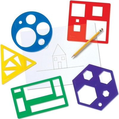 Learning Resources Šablony základních geometrických tvarů – Zboží Dáma