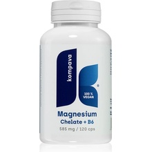 Kompava Magnézium chelát + vitamín B6 120 kapslí