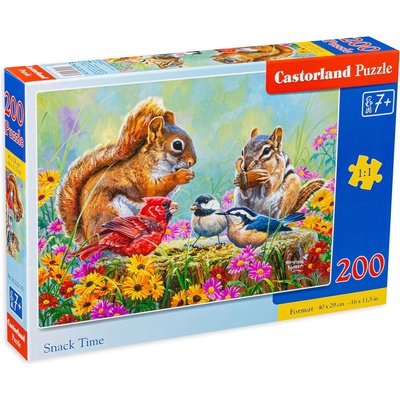 Castorland Пъзел Castorland от 200 части - Време за обяд (B-222179)