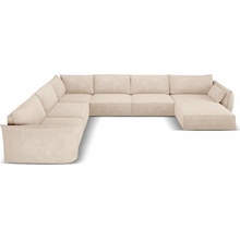 Mazzini Sofas Vanda rohová pohovka béžová čtyřmístná