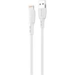 Lemontti Wind Кабел USB-A към Lightning, 1.2 м, Бял (LEMCULH2A)