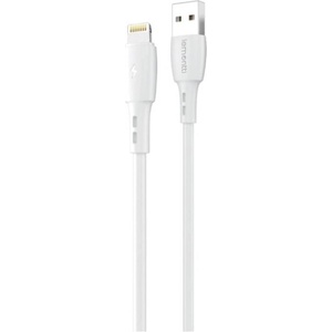 Lemontti Wind Кабел USB-A към Lightning, 1.2 м, Бял (LEMCULH2A)