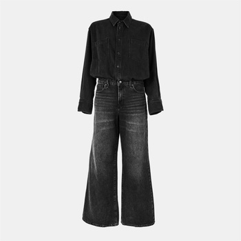 Good american Women's Good British Jumpsuit - black389