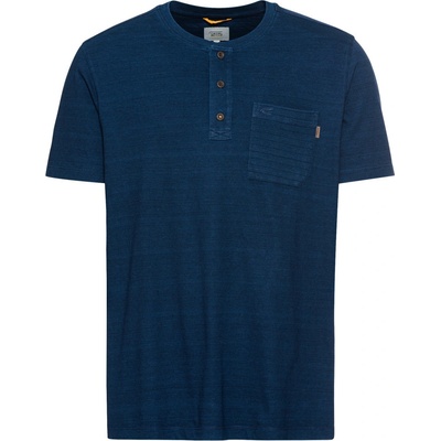 Camel Active tričko HENLEY 1/2 ARM modrá