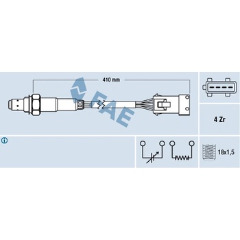 Lambda sonda FAE 77432