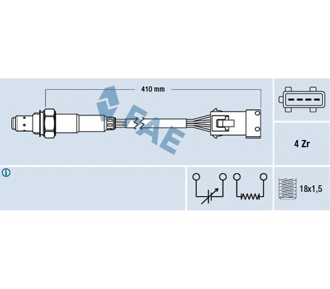 Lambda sonda FAE 77432