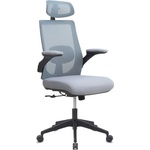 TopMebel Офис стол Belora TopMebel с мрежеста материя в сив цвят 63.5x62x117/127cm