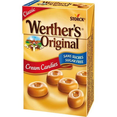 Storck Werther's Original Bonbóny se smetanou bez cukrů 42 g