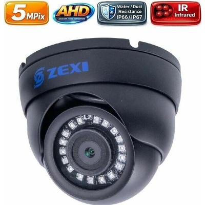 AHD Zexi kamera Čierna Dome 2502