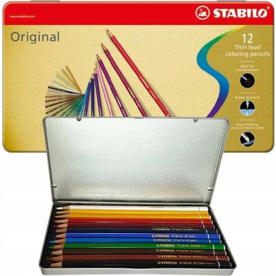 Stabilo Original 8773-6 Arty+ 12 ks sada v plechu