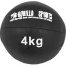 Gorilla Sports Kožený medicinbal 4 kg