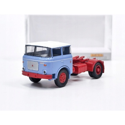 Brekina LIAZ 706 SZM 1976 modrá/červená 1:87
