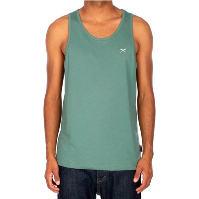Iriedaily Мъжки потник с широка презрамка Iriedaily Mini Flag Tank Tank top - Jungle Green (216-3331-0214)