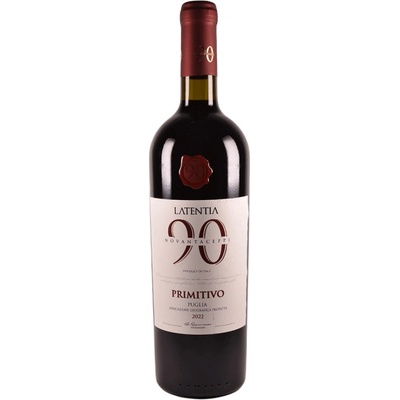 Latentia Primitivo suché červené 2024 13,5% 0,75 l (čistá fľaša)