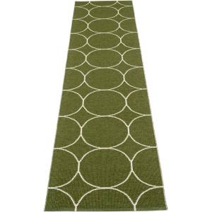 Pappelina Тъмнозелена пътека за открито и закрито 70x300 cm Boo Dark Olive - Pappelina (BOO1J730)