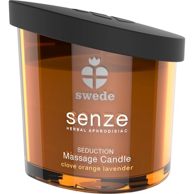 Swede Senze Massage Candle Seduction Clove Orange Lavender 150 ml – Zboží Mobilmania