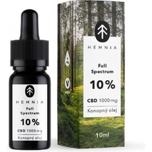 Full Spectrum CBD konopný olej 10% 1000 mg 10 ml