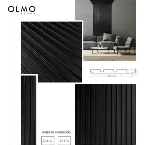 Lamelio Десен оребрен краен панел Lamelio Olmo черно покритие 2.6x270 см (ZP1-C)