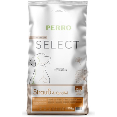 Perro Select GF Pštros & Zemiak 10 kg