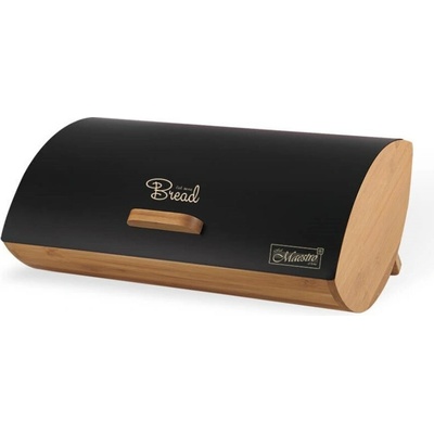 Chlebník jednodílný Maestro černý dřevěný – Zboží Dáma