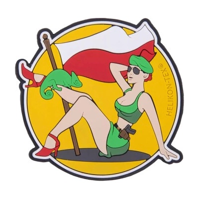 Nášivka Polish Girl Patch, Helikon, žlutá