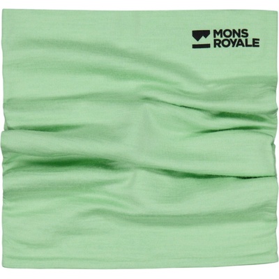 Mons Royale nákrčník Double up merino zelená