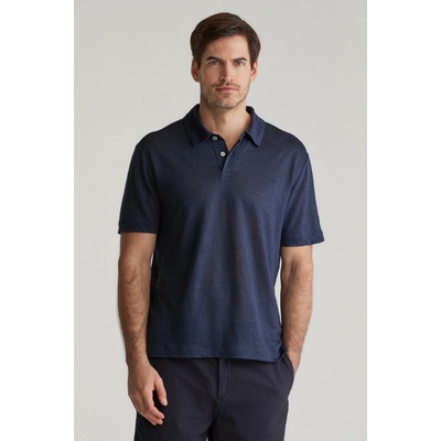Gant Linen SS Polo evening blue
