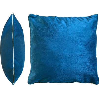 Aglika Декоративна възглавница Aglika - Lux, 45 х 45 cm, кадифе, синя (3800136723272)