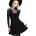 KILLSTAR дамска рокля KILLSTAR - Enchanted Fang - Черна - KSRA012529