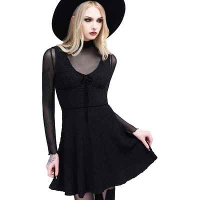 KILLSTAR дамска рокля KILLSTAR - Enchanted Fang - Черна - KSRA012529