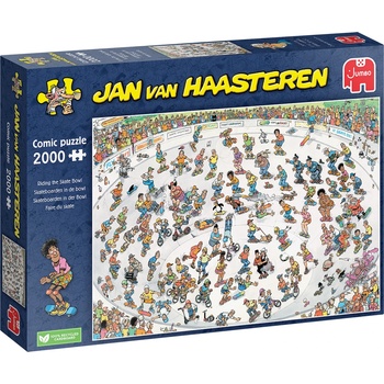 Jumbo - Puzzle Jan van Haasteren - Riding The Skate Bowl - 2 000 piese